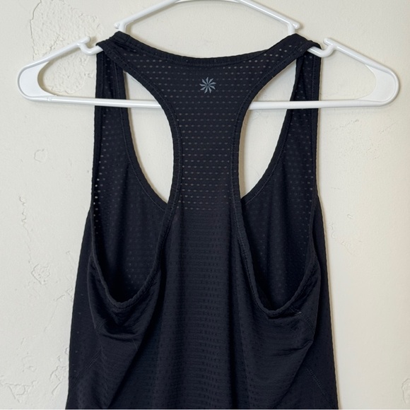 Athleta Black Racerback Textured Tank Top Size Small - Picture 6 of 9
